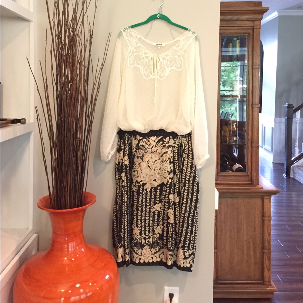 100% Silk Nine West Skirt