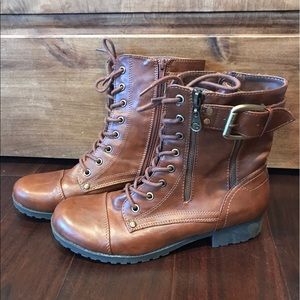 G by Guess Combat Boots