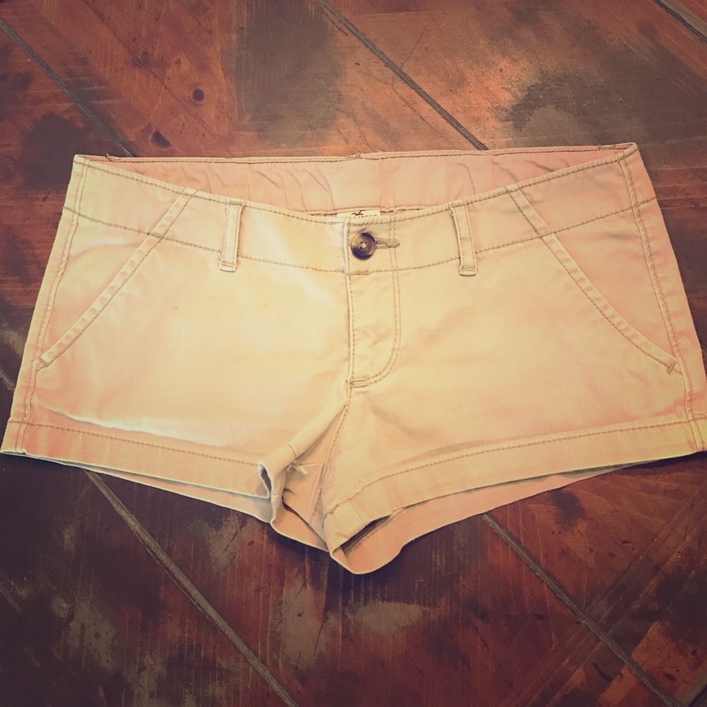 Hollister khaki shorts size 5