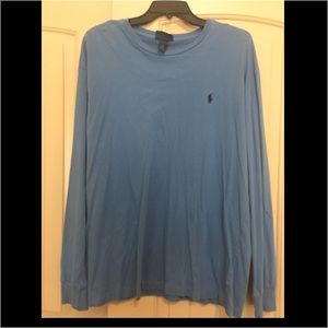 Long sleeve polo shirt men's