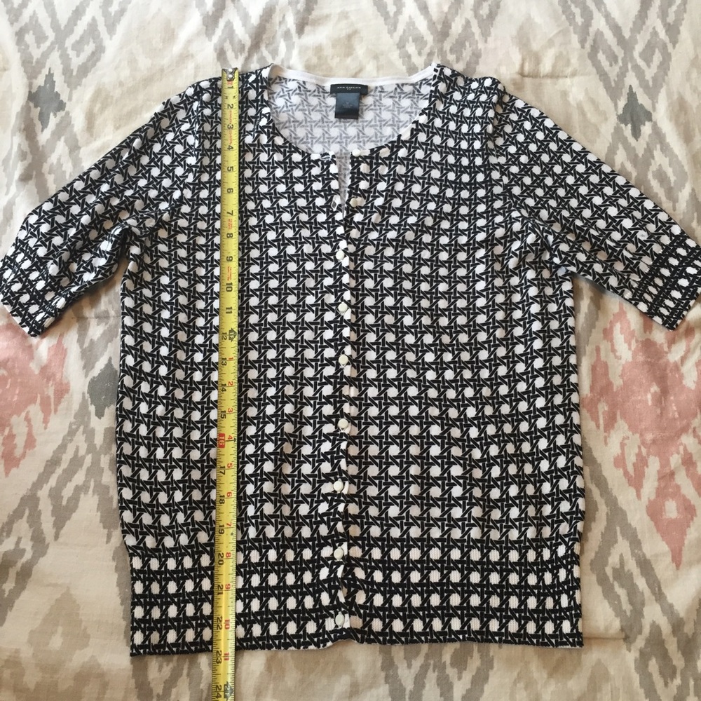 Black&White Ann Taylor button up cardigan