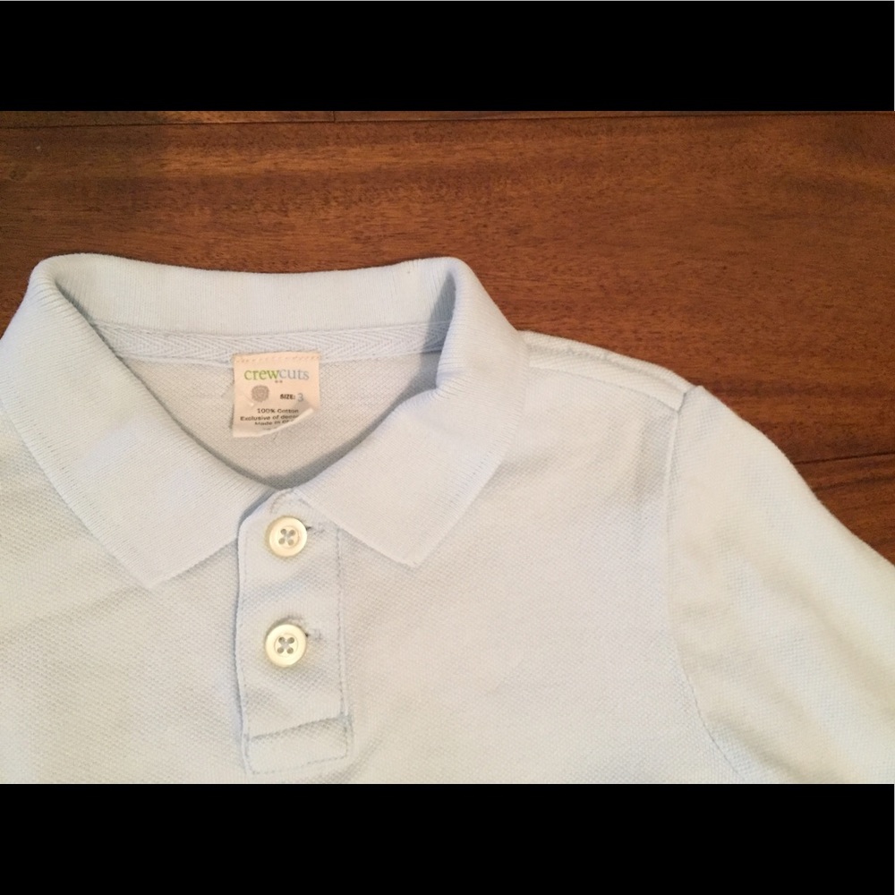 Crewcuts size 3t light blue collared shirt