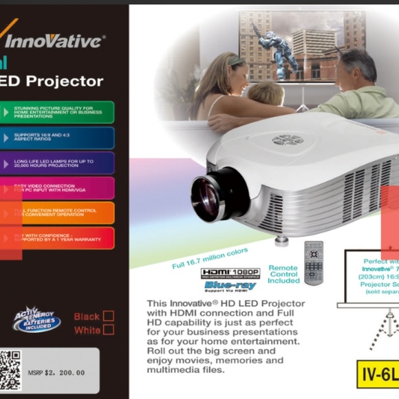 LED Digital Projector - Picture 2 of 4