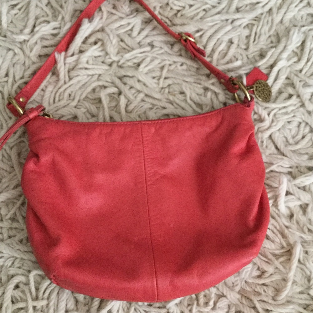 Coach coral mini hobo