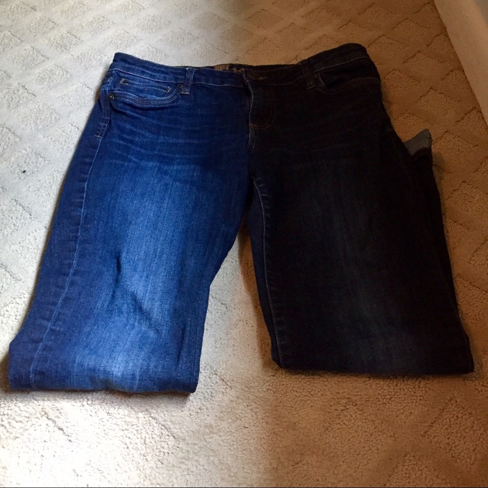 KUT boyfriend dark jeans