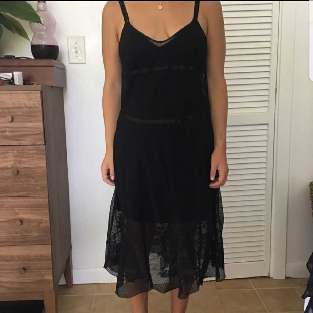 Black lace tunic,dress,blouse