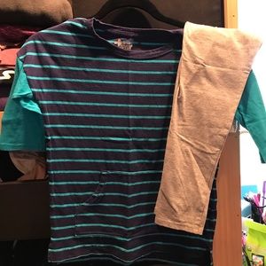 Girls tunic and leggings