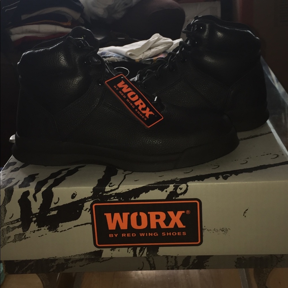 Worx by Red Wing Shoes Steel Toe Work Boots