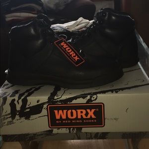 Worx by Red Wing Shoes Steel Toe Work Boots