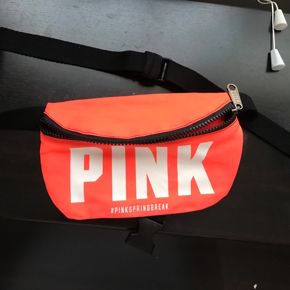 Victoria's Secret VS PINK fanny pack neon orange