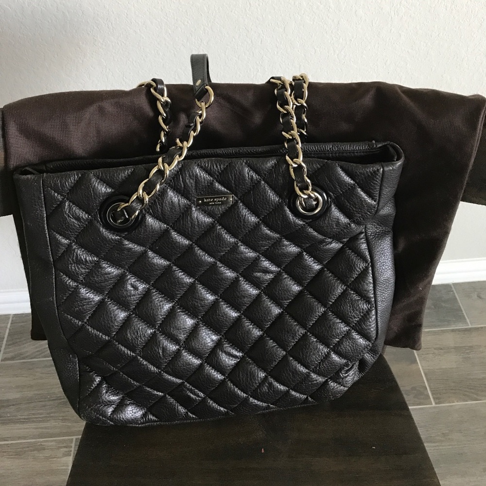 Kate spade quilted leather tote. Make me an offer