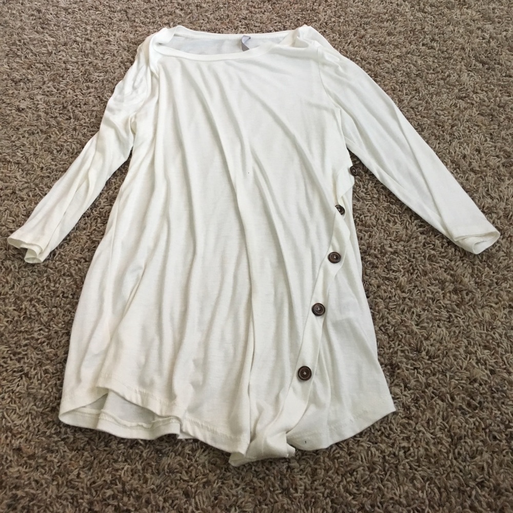 Cream 3/4 sleeve