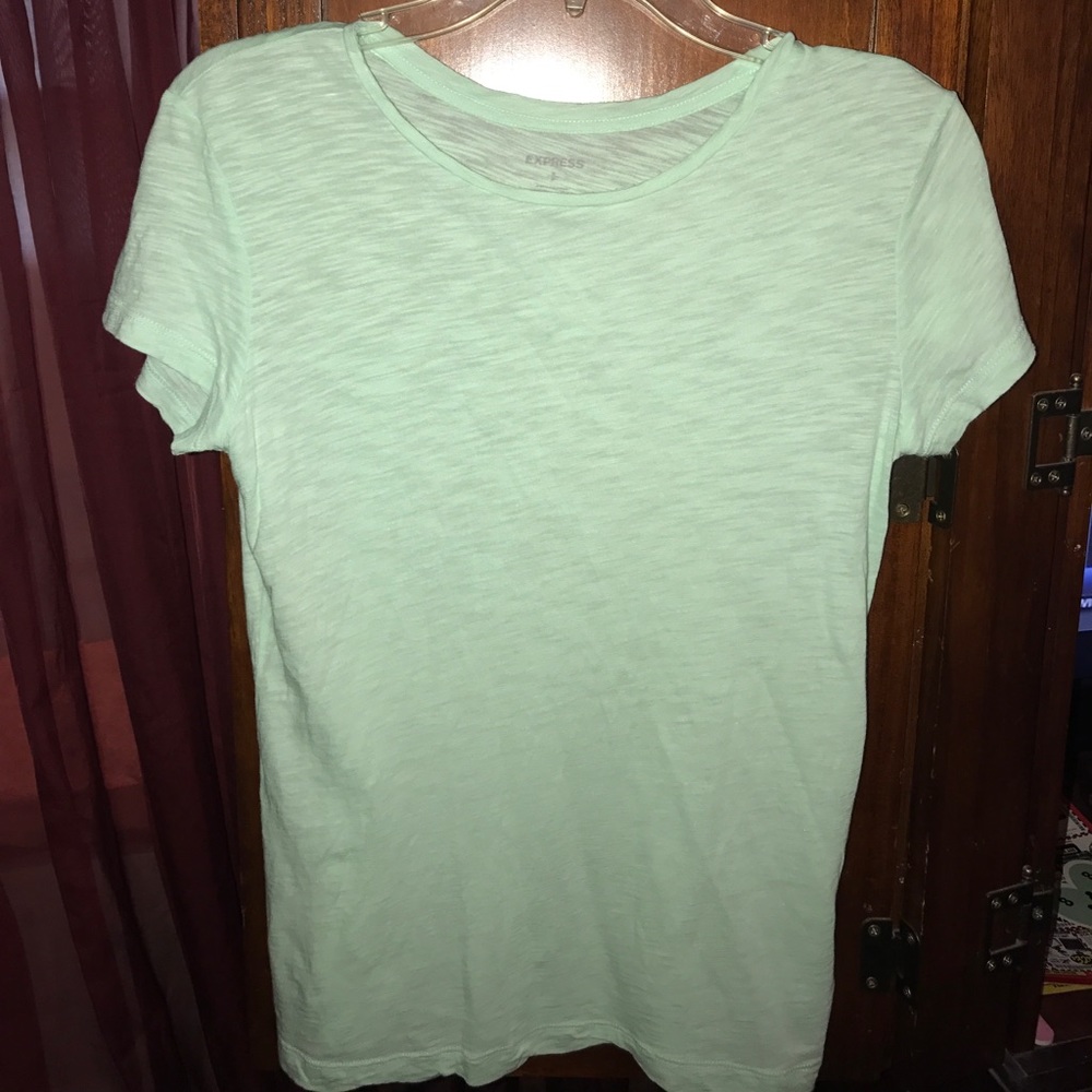 Express Mint green t shirt