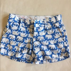 Lilly Pulitzer Blue Elephant Callahan Shorts