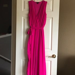 Hot pink jumpsuit