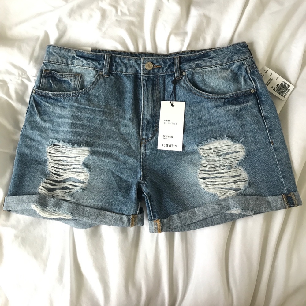 Denim Boyfriend Shorts
