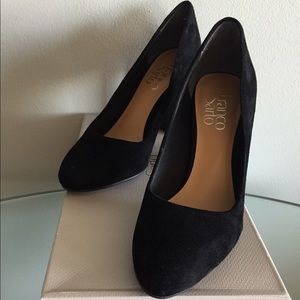 Franco Sarto Suede Heels