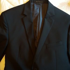Mens Calvin​ Klein Slim Fit Black Suit