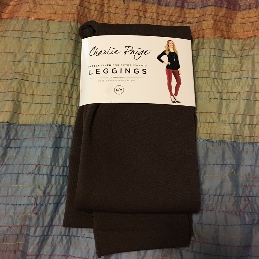 Charlie Paige Fleece Lined Leggings
