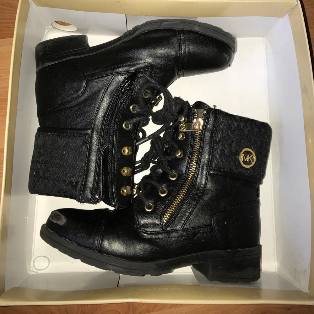 Girls Michael Kors  combat boots