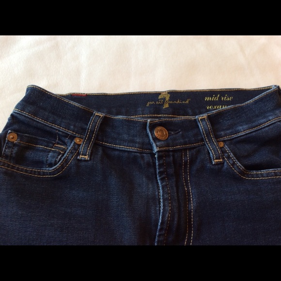 7 FOR ALL MANKIND MID RISE WOMEN JEANS - Picture 2 of 5