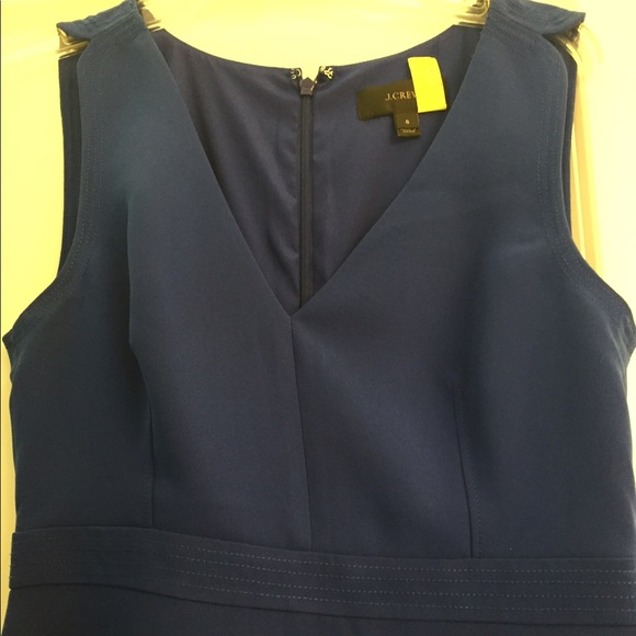 J Crew Cobalt Blue Dress 6 - Picture 3 of 5