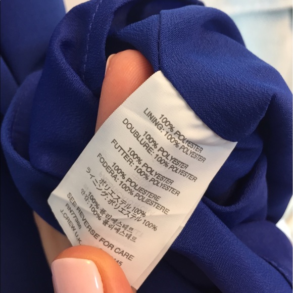 J Crew Cobalt Blue Dress 6 - Picture 4 of 5