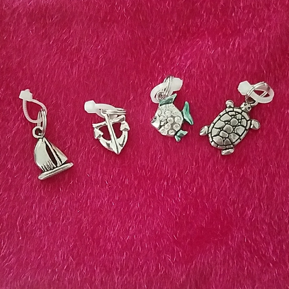 Set of 4 Nautical Charms NEW!