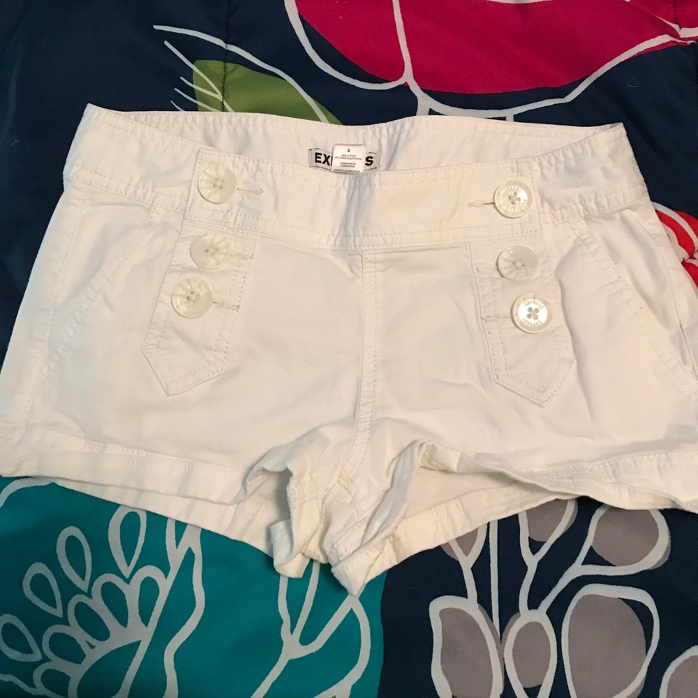 White Shorts
