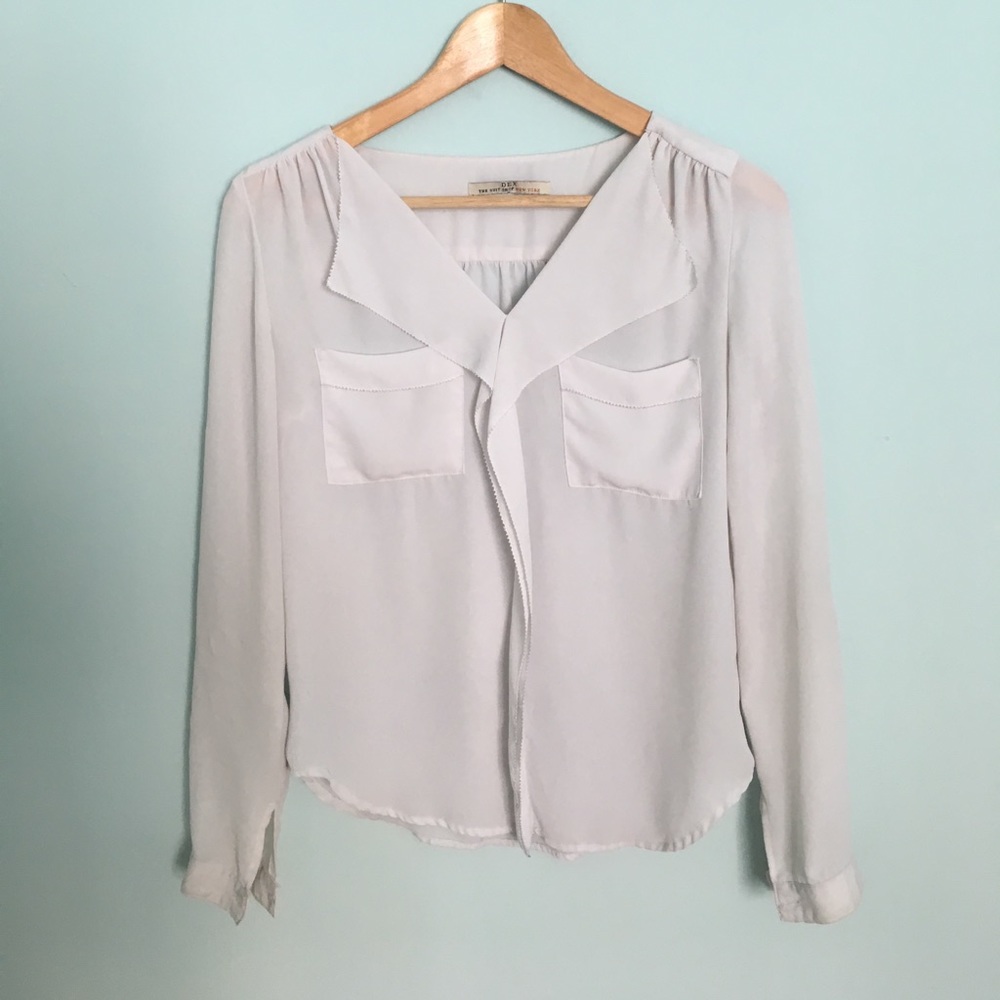 Flowy white blouse