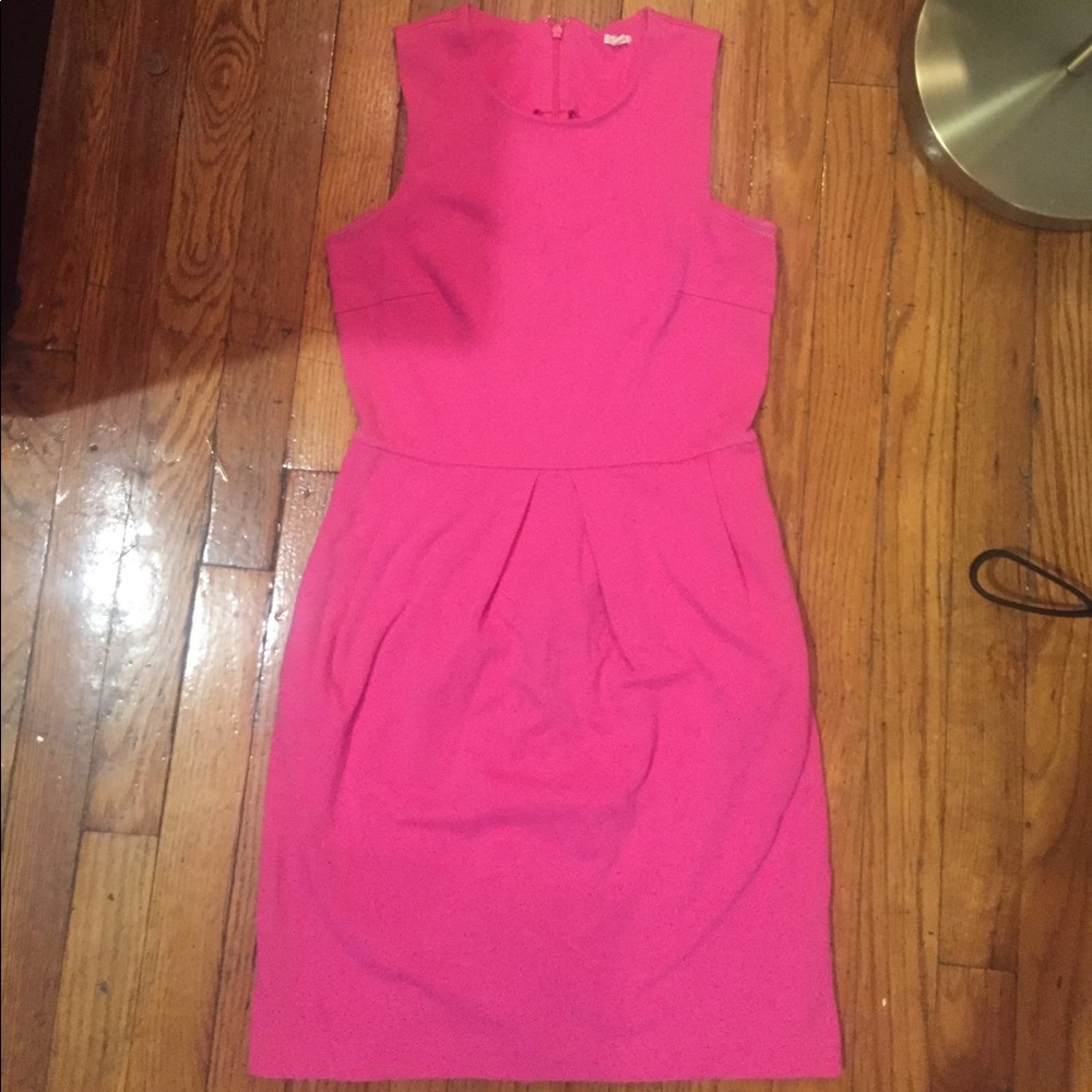 J crew hot pink dress