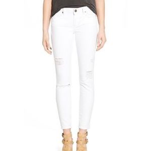 PAIGE - Verdugo White Ankle Skinny Jeans - 25