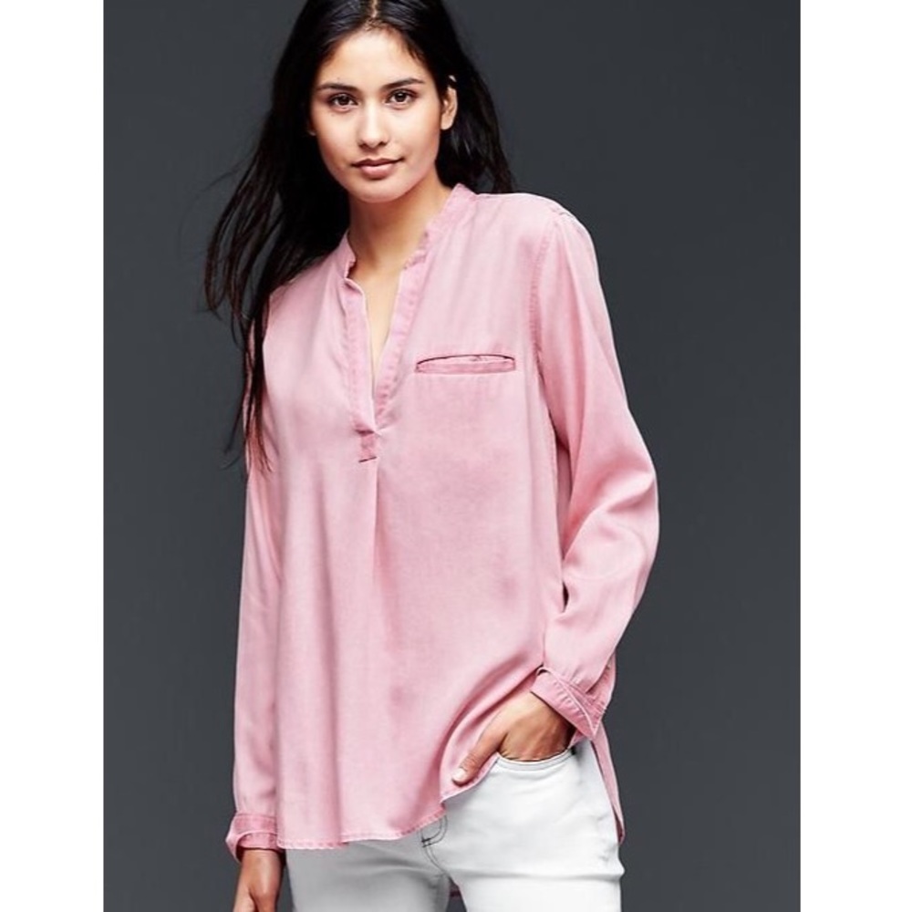 Pink Tencel Tunic