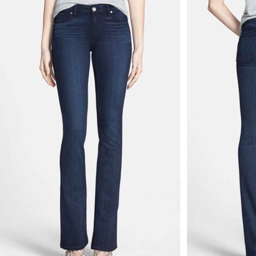 Paige Canyon Baby Boot Jeans Deep Indigo