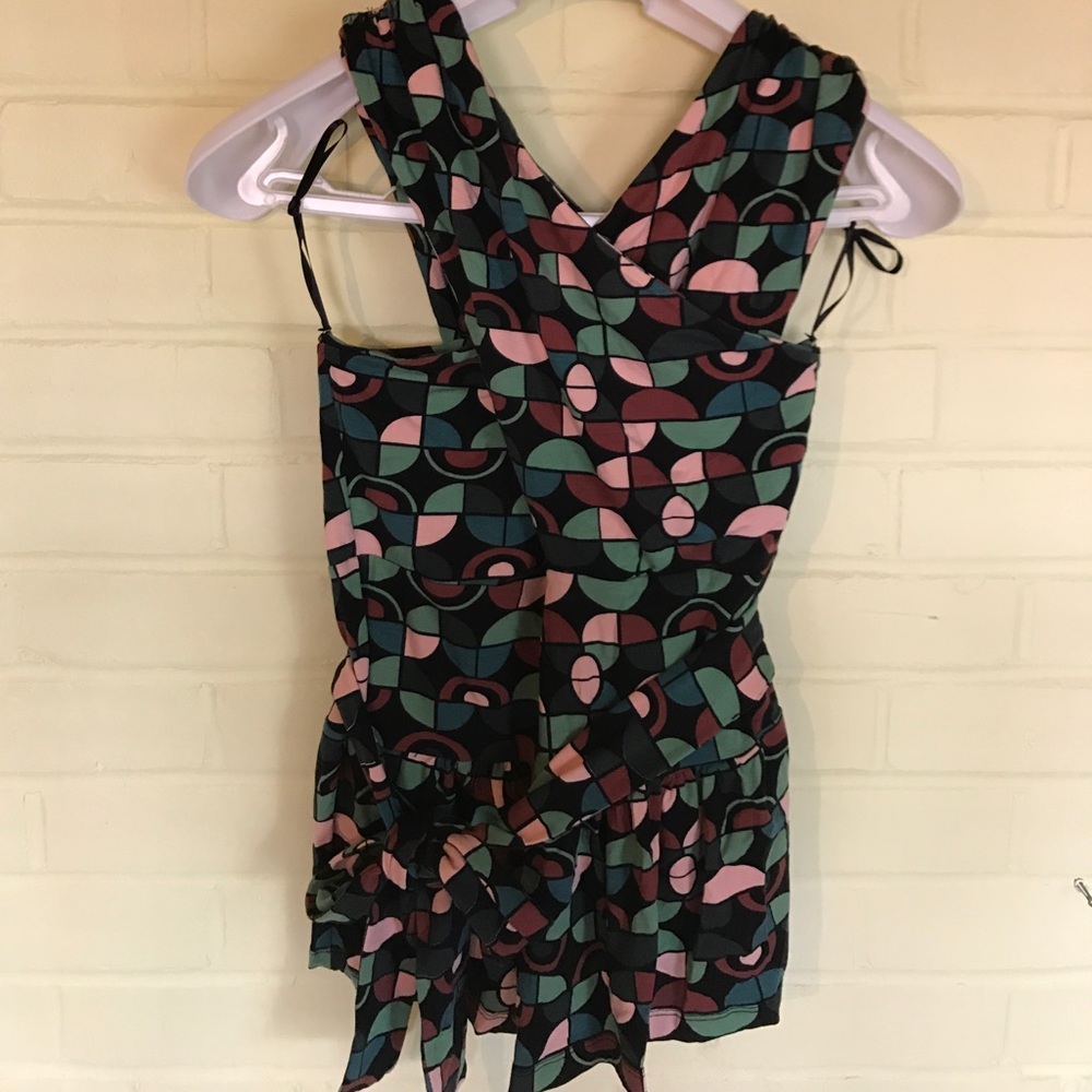 M Missoni geo-print jersey top