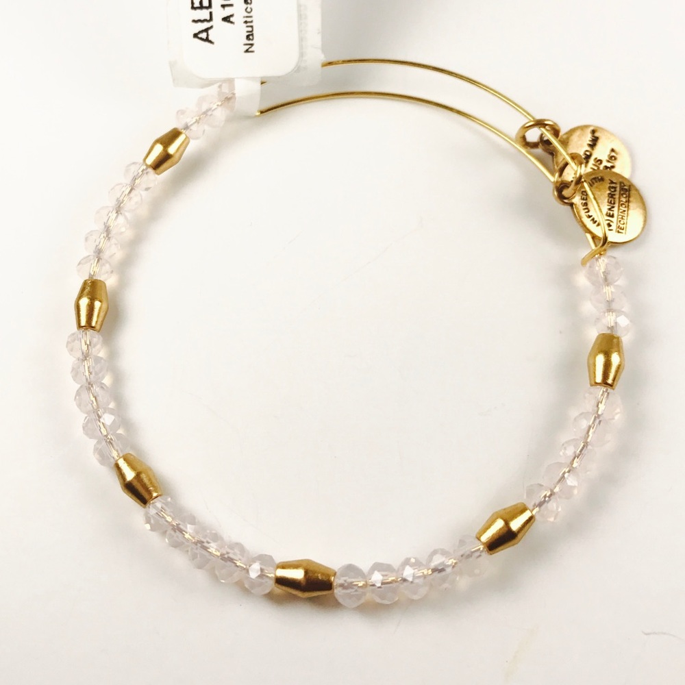 Alex&ani White Beads with gold