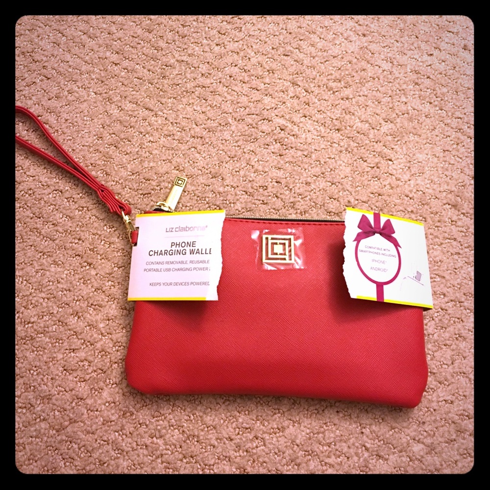 Liz Claiborne phone charging wallet