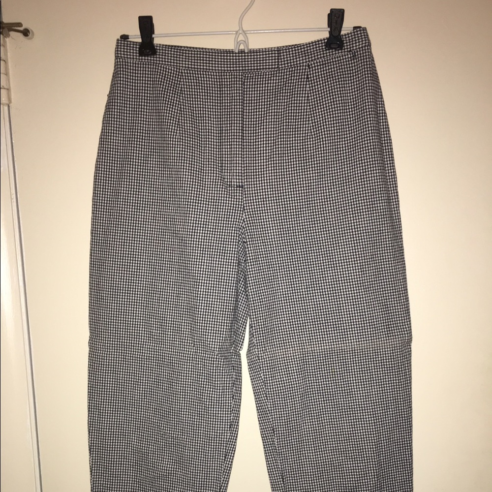 Gingham Capris
