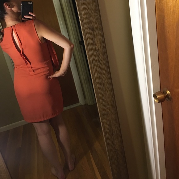 🍁2xHP🍁NWOT! Francescas rust colored dress - Picture 4 of 6