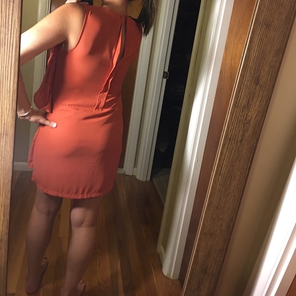 🍁2xHP🍁NWOT! Francescas rust colored dress - Picture 5 of 6