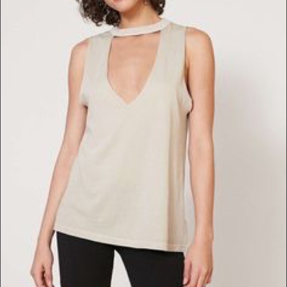 Silence + Noise Cut It Out Muscle Tank Top