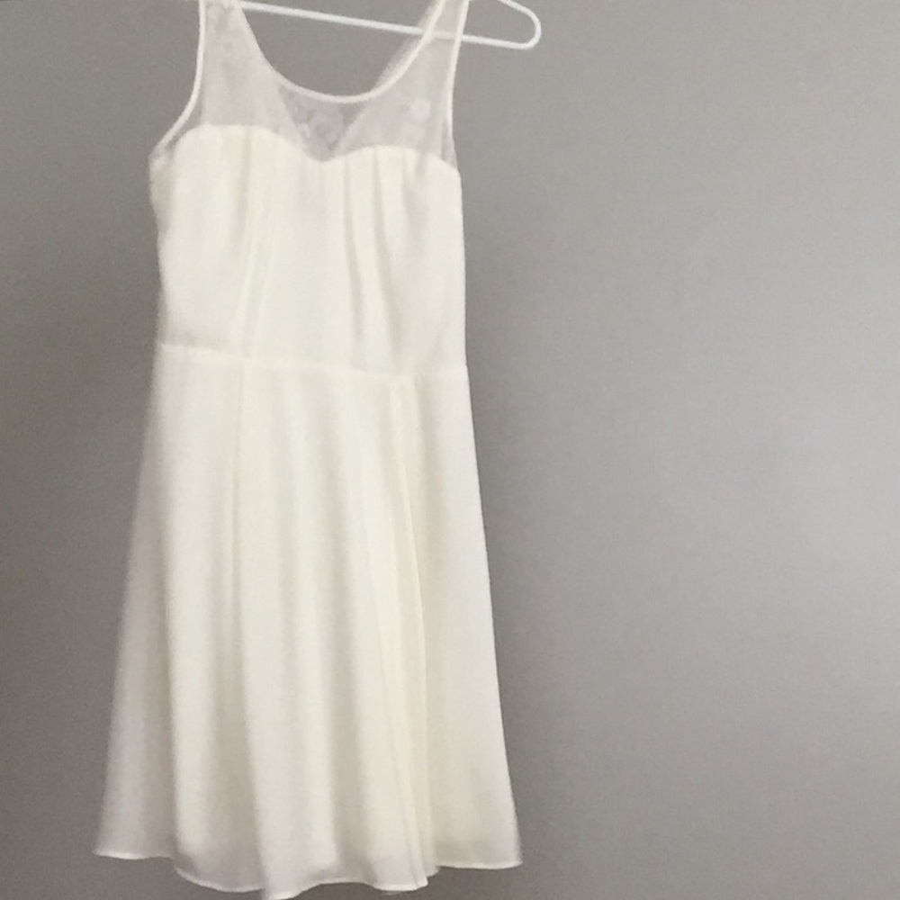 NWOT Express white lace dress