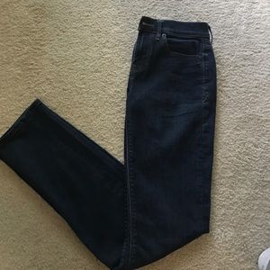 Express Dark Wash Skinny Jeans