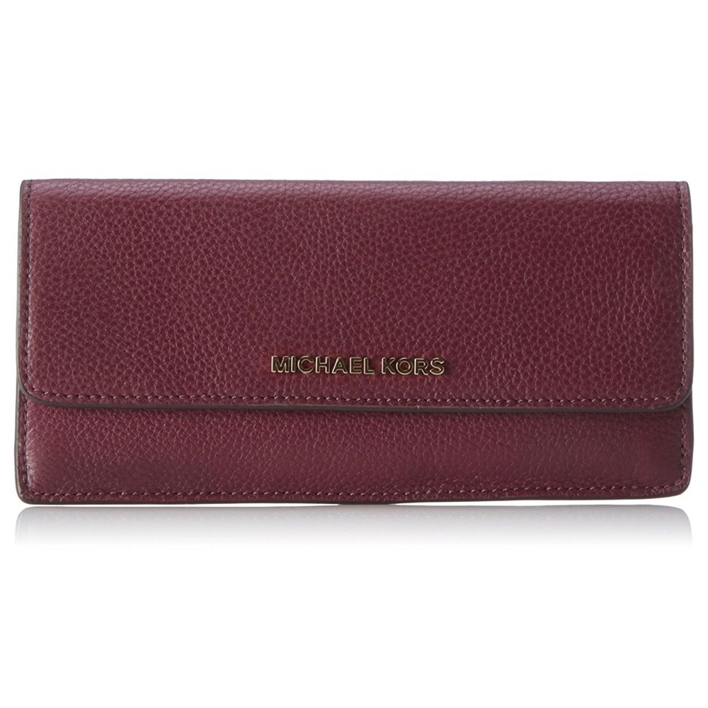 💰SOLD💰 Michael Kors Bedford/Jet Set Flat Wallet
