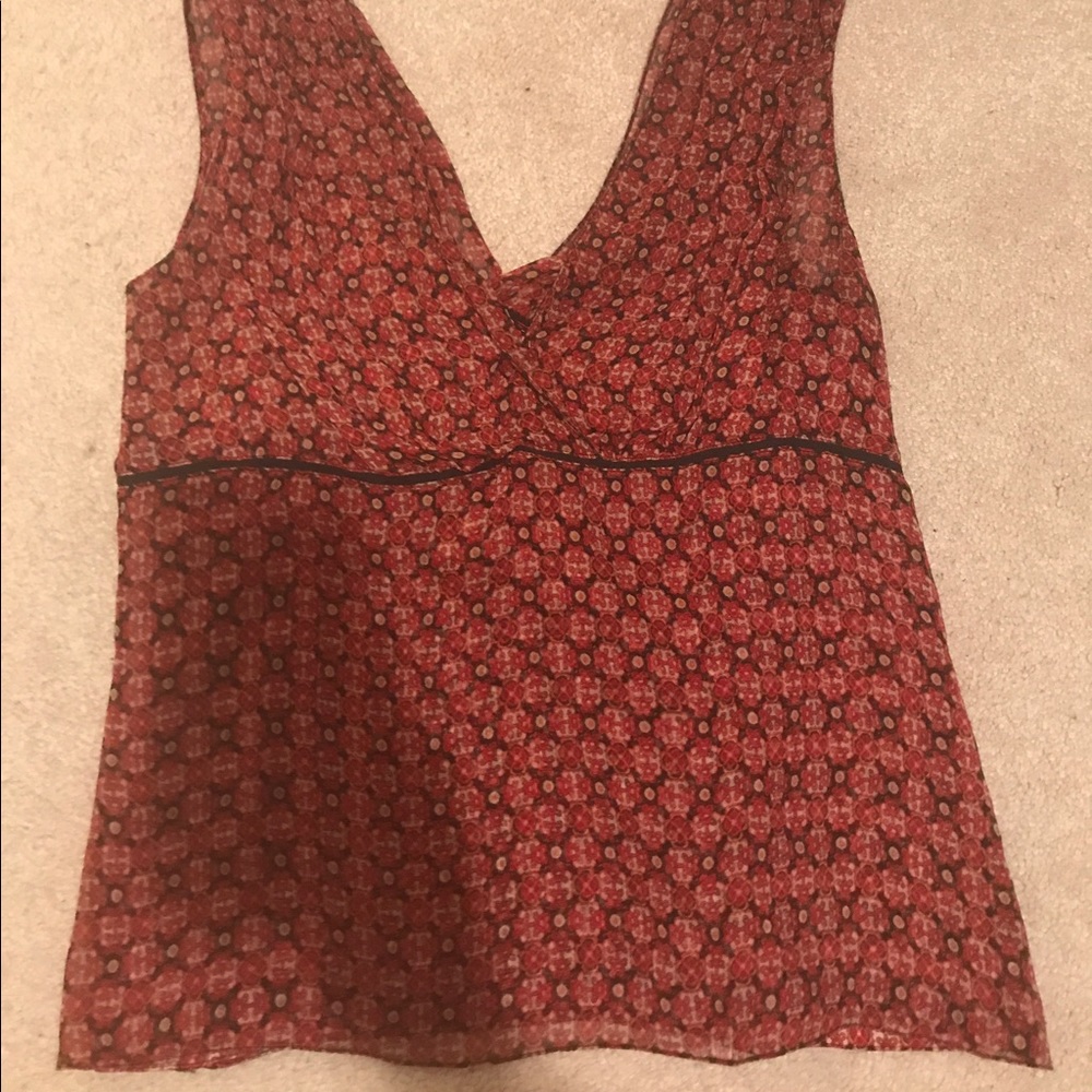 Sheer overlay. Elie tahari