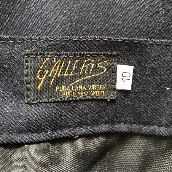 High-Waisted Navy Midi - Picture 6 of 6