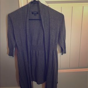 Express cardigan quarter sleeve