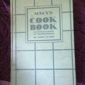 Vintage Macy's cookbook