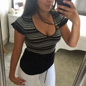 NEW Banana Republic Waist Cinched Blouse