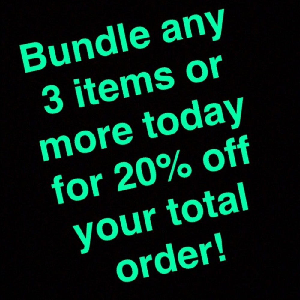 💥SALE 💥20% OFF 3 or more items when bundled! ‼️